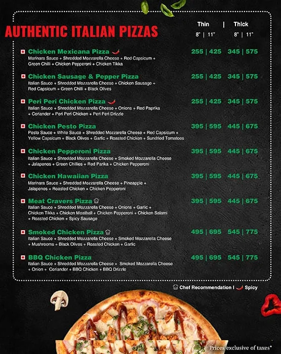 1441 Pizzeria menu 