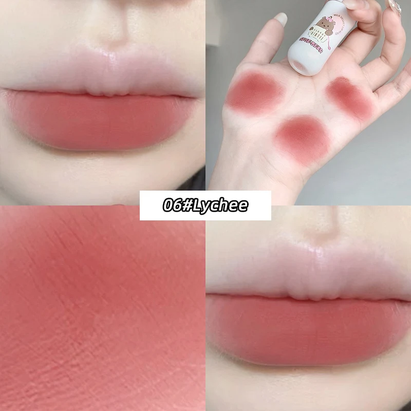 Cute Plain Face Lasting Moisturizing Waterproof Colorfast Lip Lacquer