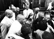 SUPPORT: ANC members react after Judge Louis Harms made the ruling against Jacob Zuma yesterday at the Supreme Court of Appeal in Bloemfontien. 12/01/2009. Pic. Unknown. © AP.