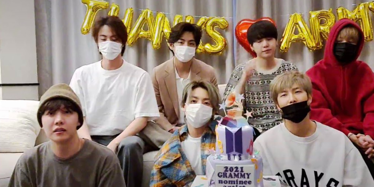 WATCH: BTS reacts to 2021 Grammys