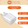 Cốc Sạc Xiaomi 20W - Mi 20W Charger Type - C Chính Hãng Phù Hợp Cho Iphone Và Tất Cả Dòng Smartphone [ Bh 6 Tháng ]