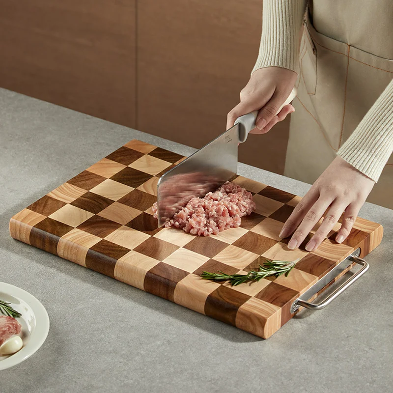 Mango acacia snijplank voor de keuken, duurzaam en stijlvol. Ideaal voor het bereiden en presenteren van gerechten.