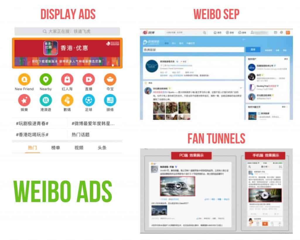 Китайские социальные сети — платная реклама Sina Weibo