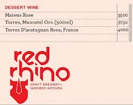 Red Rhino menu 7