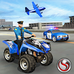 Cover Image of Download US Police ATV Quad Bike Plane Transport Game 1.1.1 APK