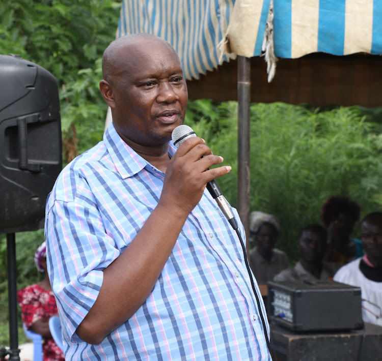 Busia Governor Sospeter Ojaamong on Sunday, May 12, 2019.