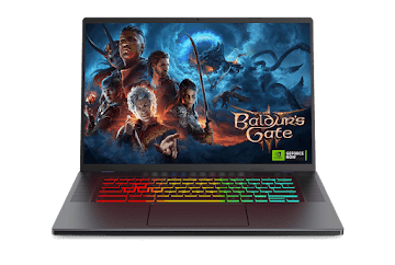 Chromebook with Baldur’s Gate 3 game in the screen