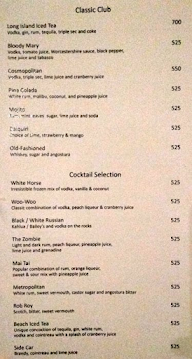 Tarang Bar - The Clarks Hotel menu 4