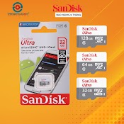 Thẻ Nhớ Microsdhc Sandisk Ultra 32Gb 64Gb 128Gb - Trangiatelecom