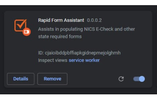 Rapid Form Assistant