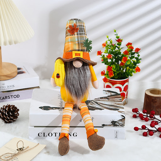 Title 1, Harvest Festival Gnome Faceless Doll Creative A...