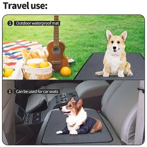 Fast shipping Dog Pee Pad Reusable Washable Waterproof Absorbent Pet Mat Puppy Training Pad Car Seat Cover Dog Supplies