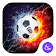 New free glow football APUS stylish sport theme icon