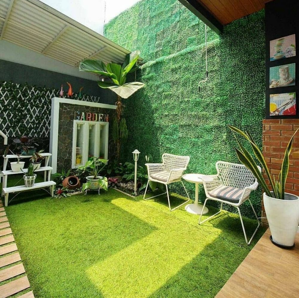 Taman Dalam Rumah? Kenapa Tidak - Rumput Tama Sintetis