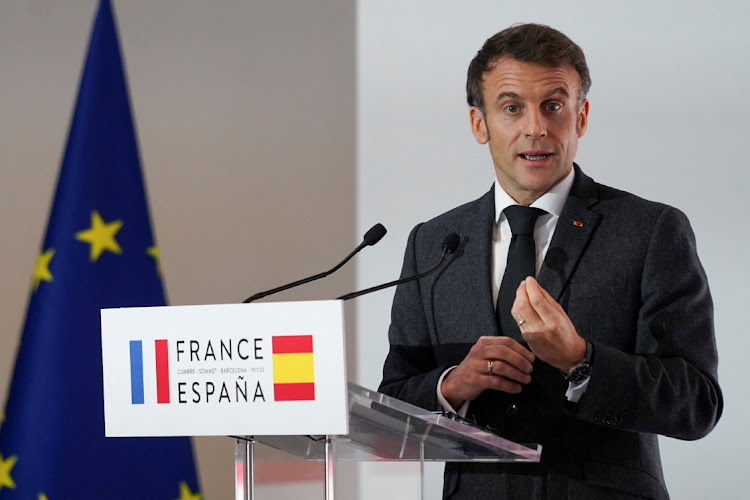 French President Emmanuel Macron. Picture: BRUNA CASA/REUTERS