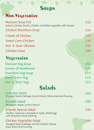 Friends Euro Restaurant menu 2