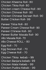 Rolls And Kebabs menu 1