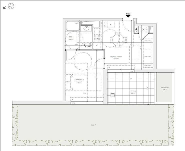 Vente appartement 2 pièces 37 m² à Valbonne (06560), 295 000 €