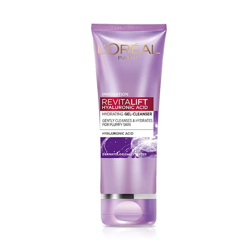 Sữa rửa mặt cấp ẩm L'Oreal Paris Revitalift Hyaluronic Acid 100ml