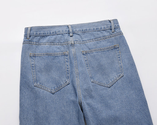 Title 9, Retro Street Hip Hop Style Irregular Pleated Je...