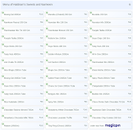 Haldiram's Sweets and Namkeen menu 6