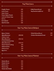 Awadhi Aroma menu 2