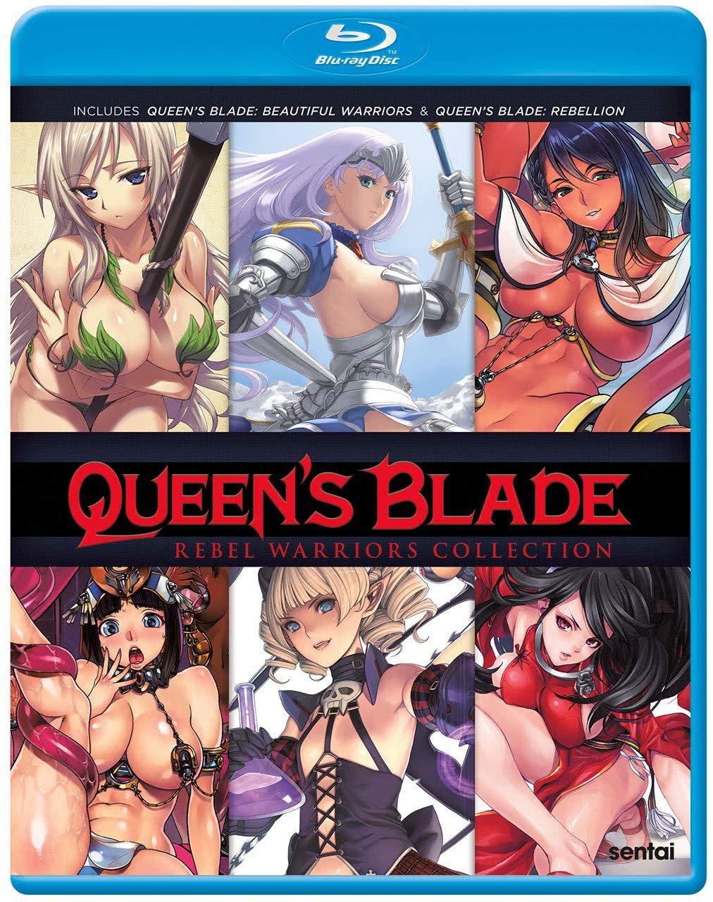 1012px x 1280px - Anime Reviews (2010-2019): Queen's Blade - Rebel Warriors Collection  (2010-2012) - Neo-Tokyo 2099