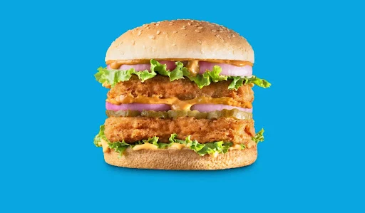 BIG CRISPY Chicken Double Patty Burger