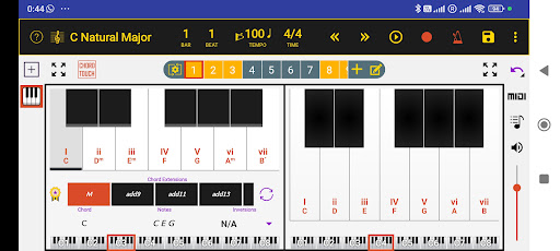 Screenshot BComposer Pro DAW Music Studio