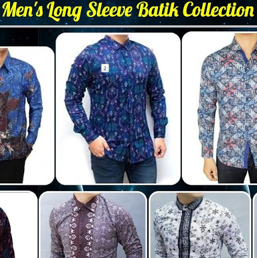 Mens Long Sleeve Batik Collection