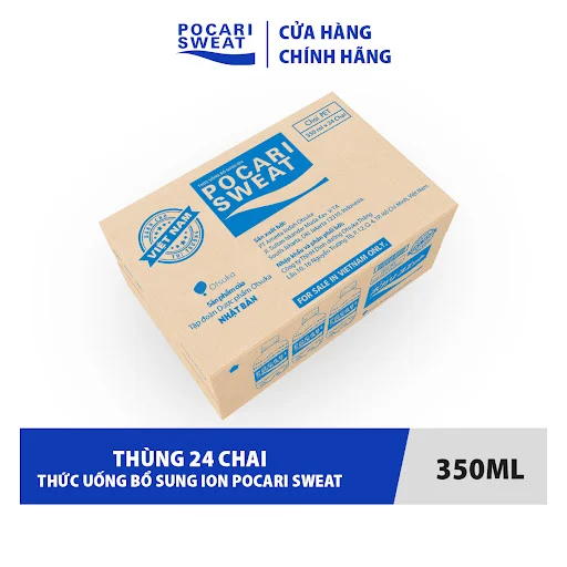 Thùng 24 chai thức uống bổ sung ION POCARI SWEAT chai 350ML