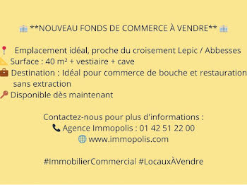 locaux professionnels à Paris 18ème (75)