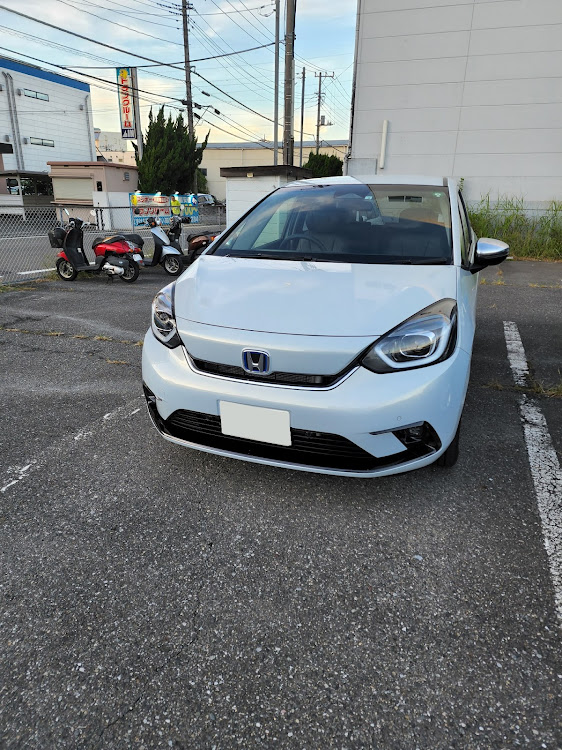 フィットの武蔵野フーズ所沢工場・自宅の駐車場・鳥の糞がついてしまった。に関するカスタム事例の投稿画像1枚目