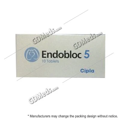 Endobloc 5mg Tab 10'S