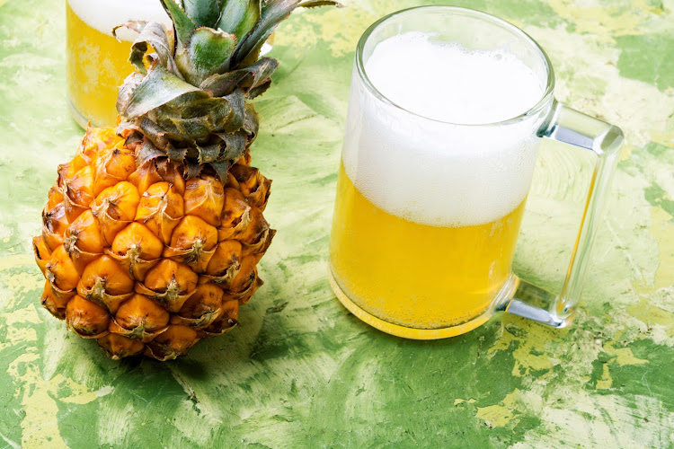 Cheers to pineapple beer!