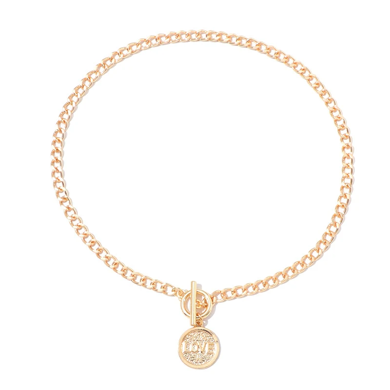 Title 11, Collier à double chaîne métallique en U rétro h...