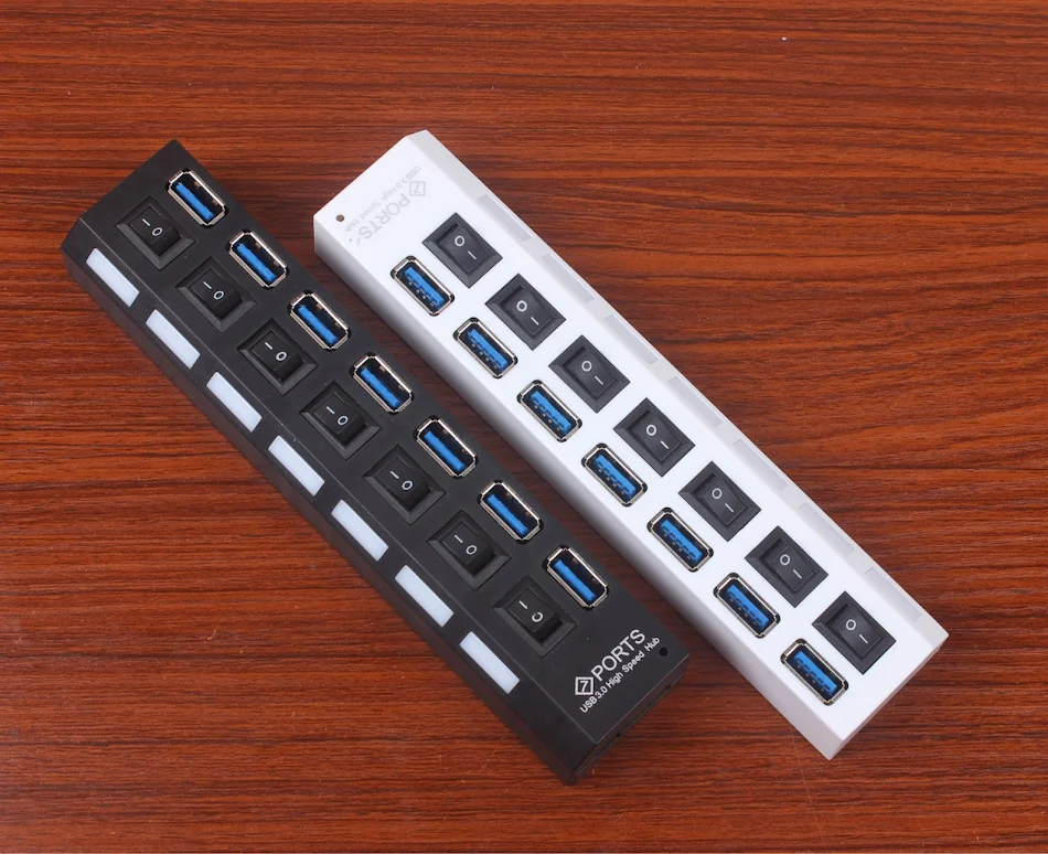With switch 4 port usb 2.0 HUB high speed 4 with switch splitter USB extender