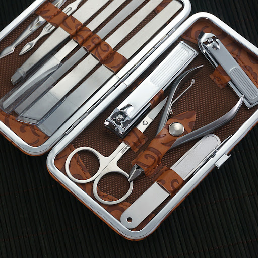 Title 3, Stainless steel manicure knife for precise nail...