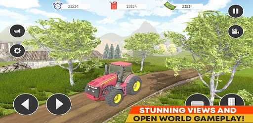 Future Farming Tractor Drive