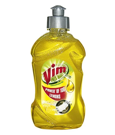 Vim Dishwash Liquid Gel - Green Lemon - 250 ml