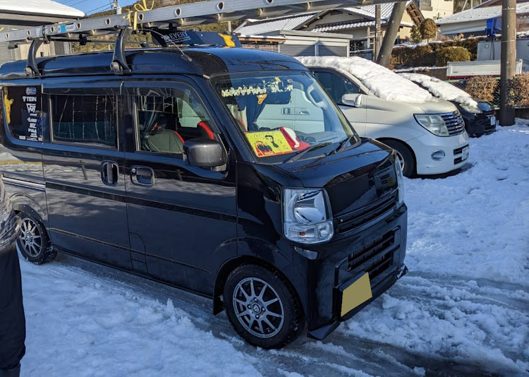 エブリイバンのあなたのテールは？・雪・ATOTO A6・洗車に関するカスタム事例の投稿画像1枚目