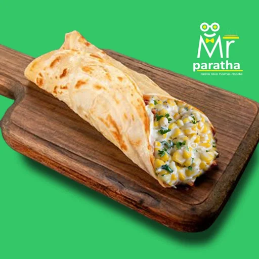 Corn & Cheese Paratha Roll