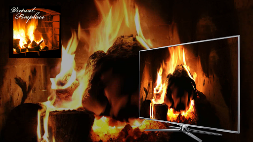 Virtual Fireplace TV