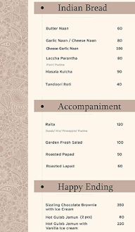 Dalchini menu 5