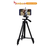 [Mã Bmlta50 Giảm Đến 50K] Kẹp Điện Thoại Livestream Bimboo Kèm Giá Đỡ Điện Thoại Tripod, Gậy 3 Chân Chụp Hình Tự Sướng