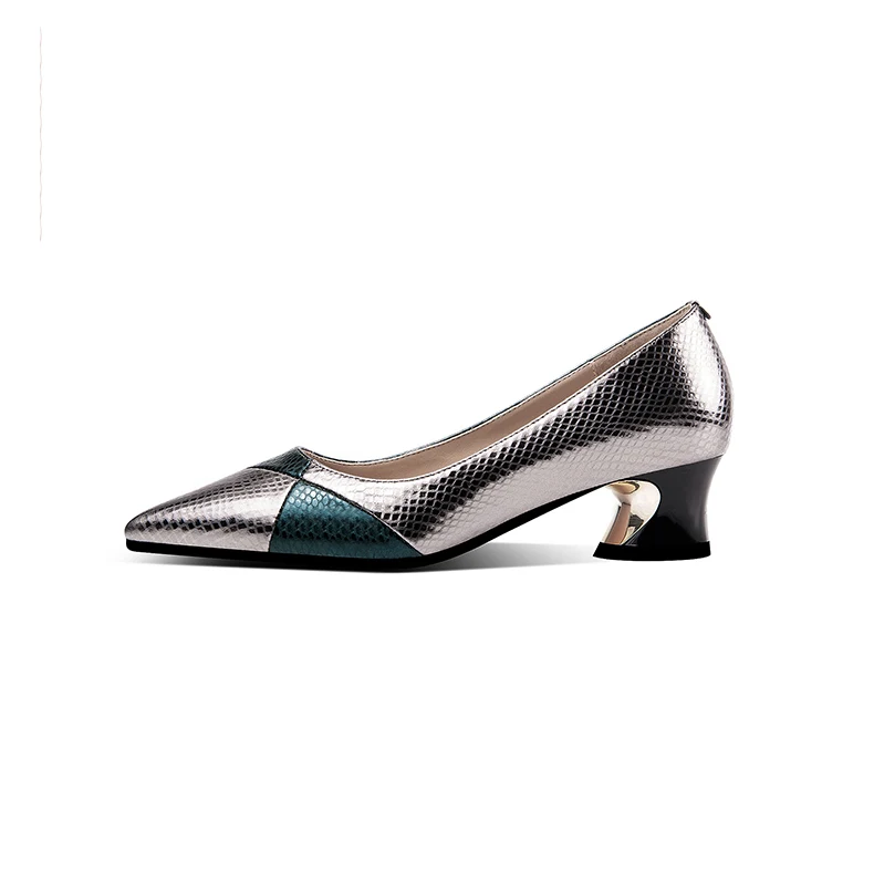 Title 10, Scarpe da donna con tacco spesso e tacco basso ...