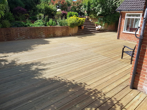 Finished deck using Jacksons products 