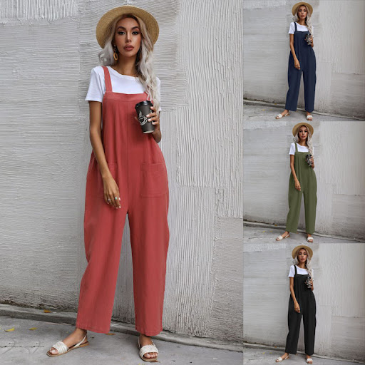 Title 10, Casual Pants With Cotton And Linen Pockets