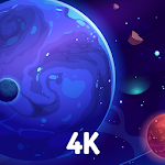 Cover Image of Download 4K Material Galaxy Wallpapers 1.0.0 APK