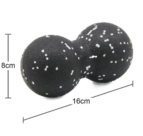 Mini Boule de Massage Cacahuète Siamoise Fascia Relaxation Musculaire Soulagement de la Douleur Auto-massage Portable Bien-être